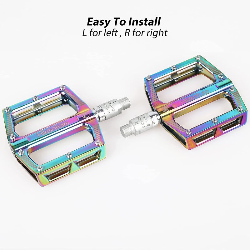 Hikenture Bike Pedal Adapter 9/16 "" to 1/2 "" Bicycle Pedals Chrome Molybdenum Steel (Pair) - Image 5